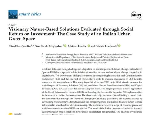 Article: Visionary Nature-Based Solutions Evaluated through Social Return on Investment: The Case Study of an Italian Urban Green Space